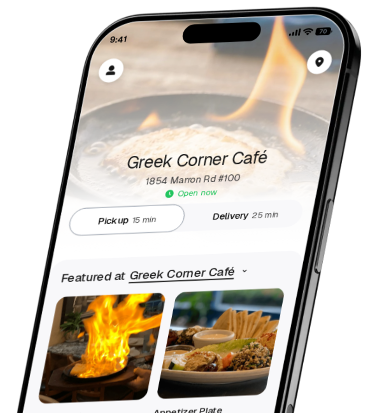 Greek Corner Café app preview