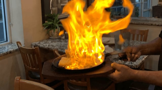 Flaming Cheese.